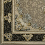 طرح الیزابت دودی فرش ماشینی 1200 شانه کاشان - Image 2