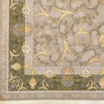 طرح ناتالی طوسی فرش ماشینی 1500 شانه کاشان کدs1035 - Image 2