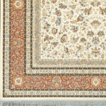 طرح رایلی افشان فرش ماشینی 1500 شانه کاشان کدax1011 - Image 2