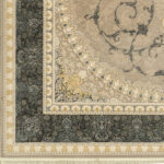 طرح ویکتوریا دودی فرش ماشینی 1200 شانه کاشان - Image 2
