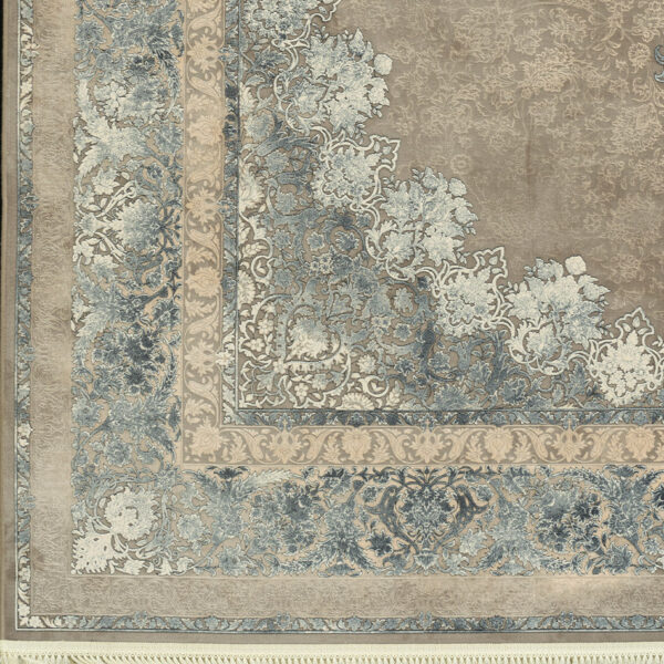 طرح ایزابلا دودی وینتیج فرش ماشینی 1200 شانه کاشان - Image 2
