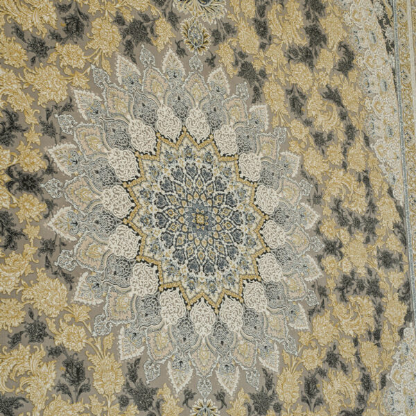 طرح سالار دودی فرش ماشینی 1200 شانه کاشان کد 105 - Image 3