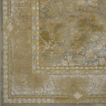 طرح سارن وینتیج طوسی فرش ماشینی 1200 شانه کاشان - Image 3