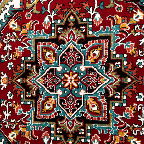 گبه ماشینی 340 شانه کاشان طرح هریس تبریز لاکی - Image 3
