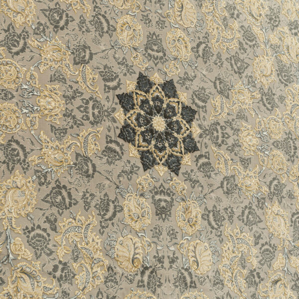 طرح سارن دودی فرش ماشینی 1200 شانه کاشان - Image 3