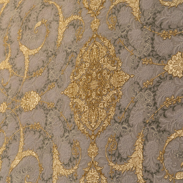 طرح ناتالی طوسی فرش ماشینی 1500 شانه کاشان کدs1035 - Image 3