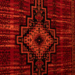 گبه ماشینی 340 شانه کاشان طرح بلوچ وینتیج لاکی کد 96 - Image 3