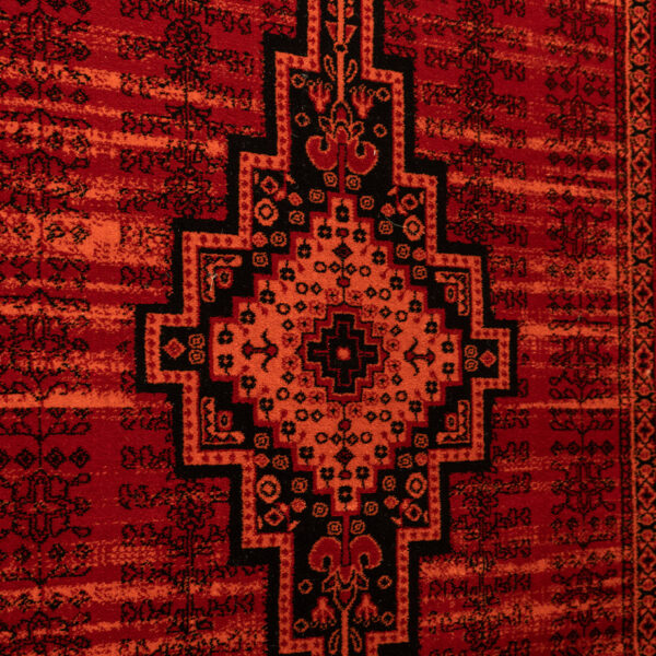 گبه ماشینی 340 شانه کاشان طرح بلوچ وینتیج لاکی کد 96 - Image 3