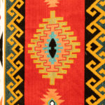 گبه پامچال سرمه ای 340 شانه کاشان کد 825 - Image 3