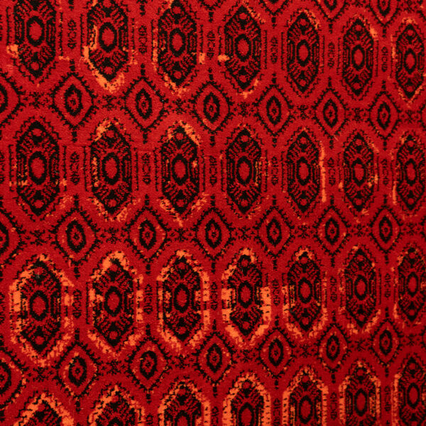 گبه ترکمن وینتیج لاکی 340 شانه کاشان کد 99 - Image 3