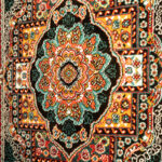 گبه حوض نقره سرمه ای 340 شانه کاشان کد 835 - Image 2