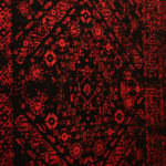 گبه ابرش وینتیج لاکی 340 شانه کاشان کد 92 - Image 3