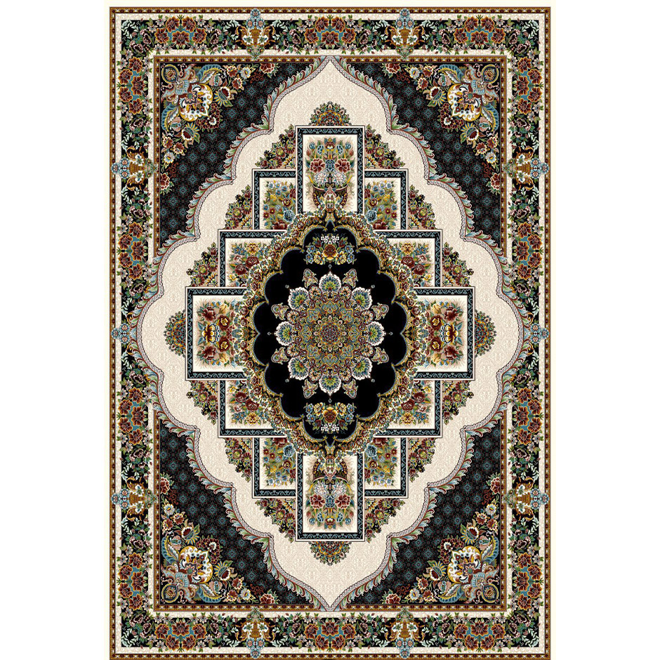 9.jpg فرش ماشینی 700شانه کاشان طرح ناردون کرم - Image 1