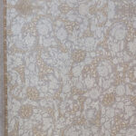 فرش ماشینی 1200شانه طرح تخت طاووس نقره ای - Image 4