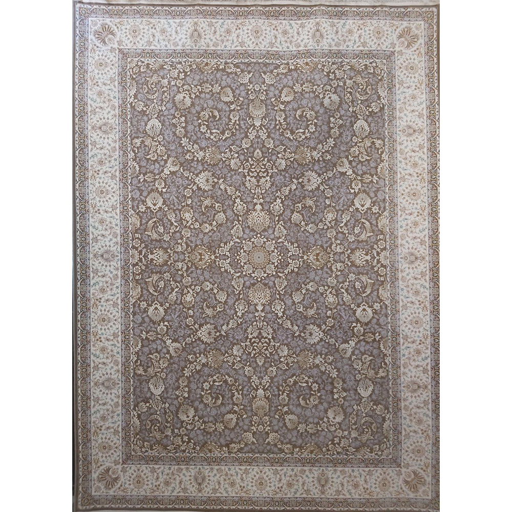-ای-4.jpg فرش ماشینی 1200 شانه کاشان طرح ماهور نسکافه ای - Image 1
