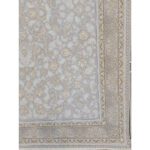 فرش ماشینی 1200شانه کاشان طرح پریماه نقره ای - Image 3