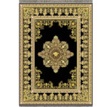طرح ورساچه کف ساده با لچک مشکی