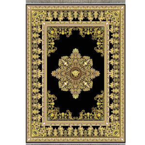 طرح ورساچه کف ساده با لچک مشکی