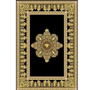 طرح ورساچه کف ساده مشکی