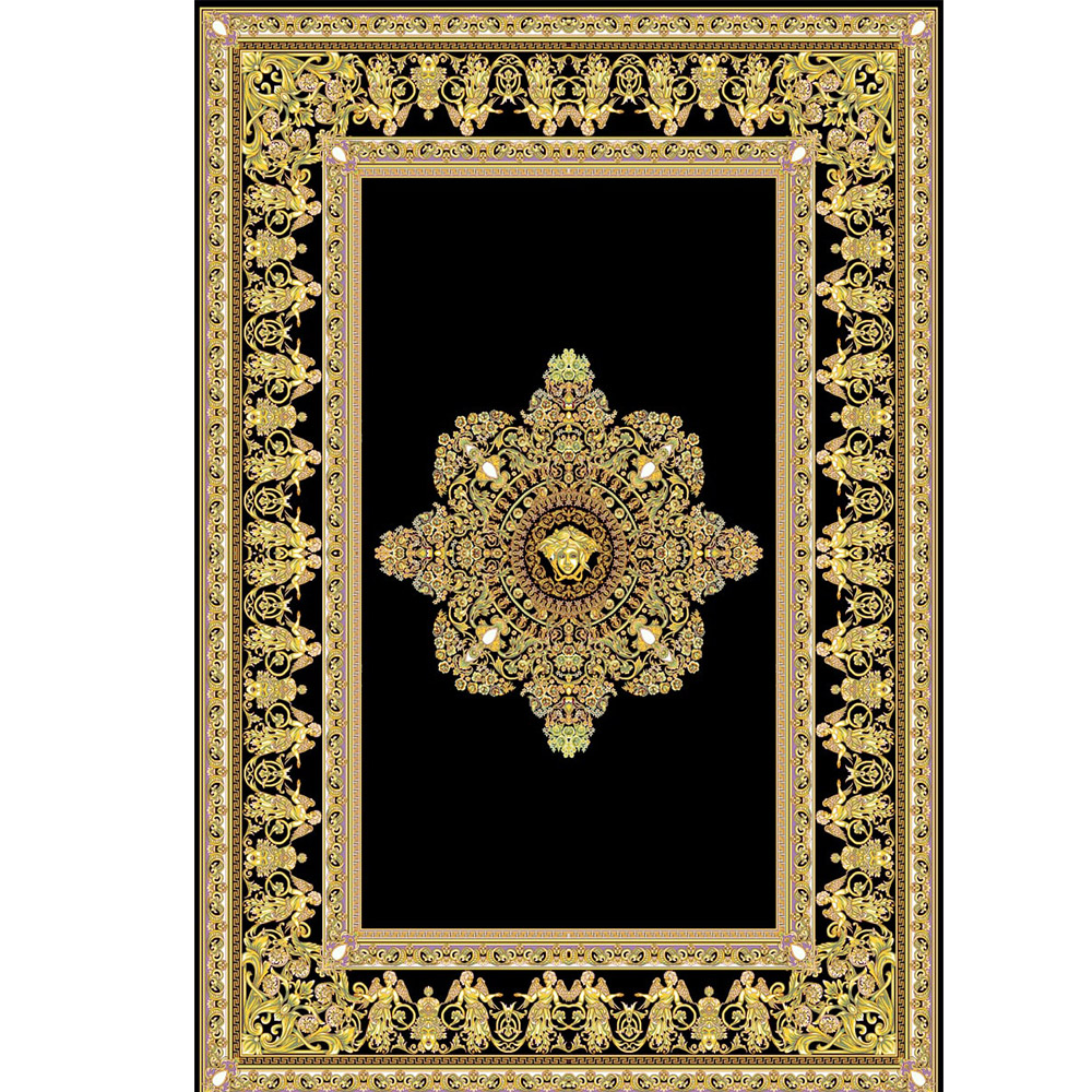 طرح ورساچه کف ساده مشکی