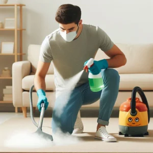 تمیز کردن فرش با بخارشو