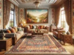 فرش کلاریس کلکسیون هلنا کد 25NH00100 معادل 77 رج دستبافت - Image 2
