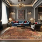 فرش کلاریس کلکسیون هلنا کد 25NH00201 معادل 77 رج دستبافت - Image 2
