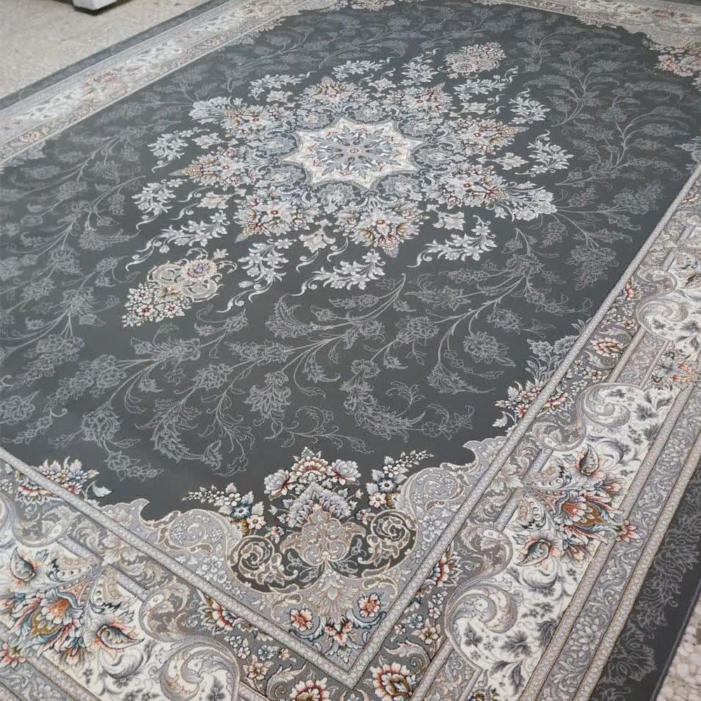 1 گیسو دودی فرش ماشینی 700 شانه کاشان