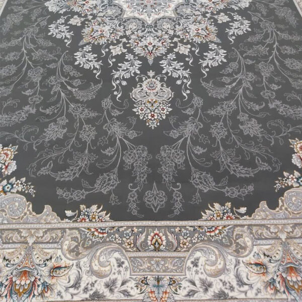 گیسو دودی فرش ماشینی 700 شانه کاشان - Image 2