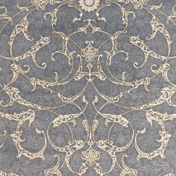 الما دودی افشان فرش ماشینی 700 شانه کاشان - Image 3