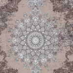 فرش ماشینی کهنه نما 1200 شانه کاشان کد 13848 - Image 3