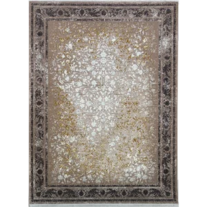 فرش ماشینی کهنه نما 1200 شانه کاشان کد 12840
