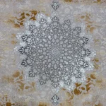 فرش ماشینی وینتیج 1200 شانه کاشان کد 12716 - Image 3