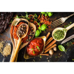 طرح سس و ریحان فرش آشپزخانه کد 51017